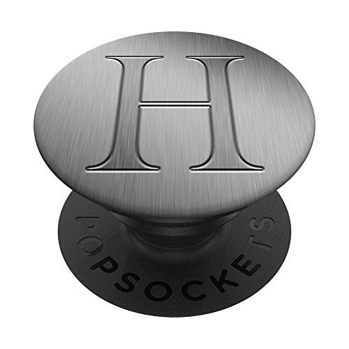 Monogram Letter H Initial Name Monogrammed Professional PopSockets Grip and Stand for Phones and Tablets