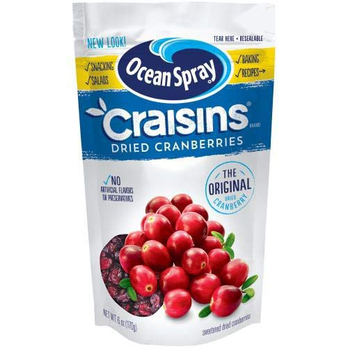 Ocean Spray Craisins Dried Cranberries Original Pack of 2