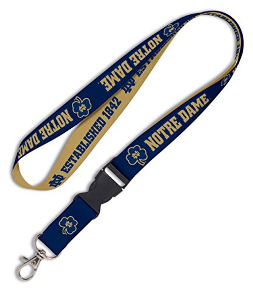 WinCraft NCAA Notre Dame 53617011 Lanyard with Detachable Buckle 34 WinCraft NCAA Notre Dame 53617011 Lanyard with Detachable Buckle 34
