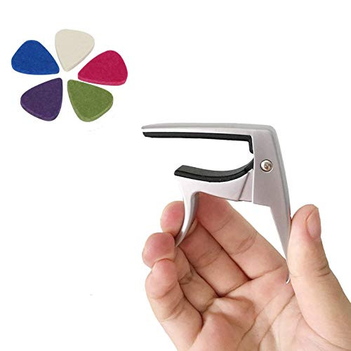 Uke Capo Heavy Duty Ukulele Capo Single Handed Use Uke Capo Trigger Capo for Soprano Concert Tenor Baritone Ukulele
