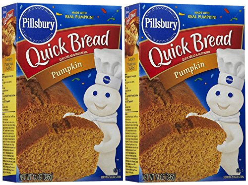 Pillsbury Pumpkin Quick Bread   Muffin Mix 14 oz 2 pk