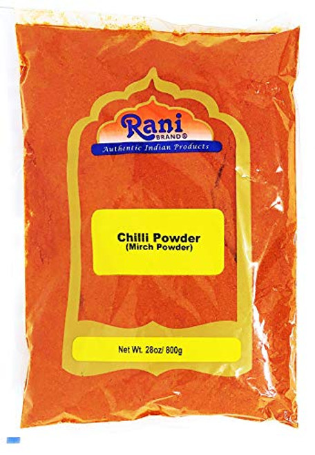 Rani Chilli Powder Mirchi Ground Indian Spice 28oz 800g ~ All Natural Salt-Free  Vegan  No Colors  Gluten Friendly  NON-GMO  Indian Origin