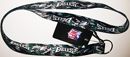 NFL Philadelphia Eagles Team Color Camouflage Lanyard NFL Philadelphia Eagles Team Color Camouflage Lanyard