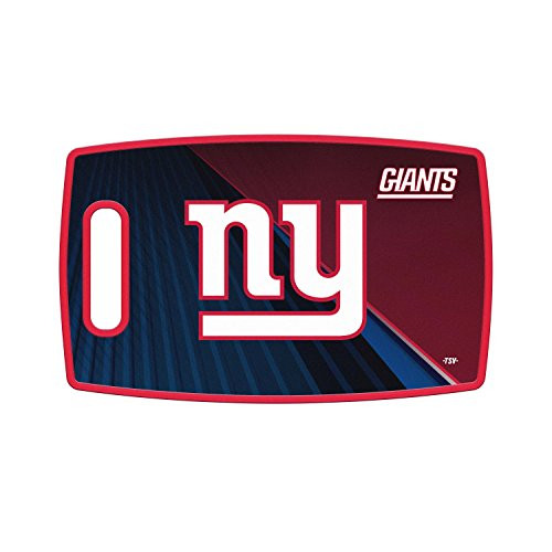 Sports Vault NFL New York Giants Large Cutting Board 14_5 x 9