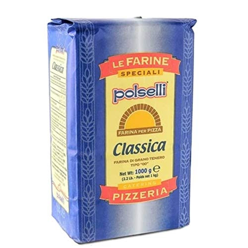 All Natural 00 Flour  for Pizza Pasta and Baking  CLASSICA 1 kg 2_2 lbs by POLSELLI