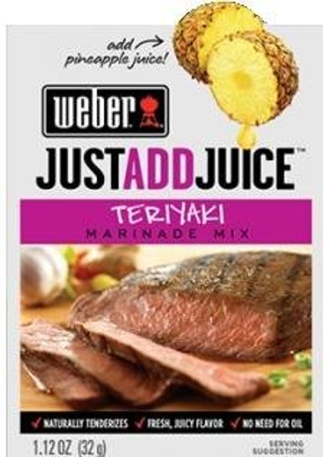 Weber Teriyaki Marinade Mix 1_12 oz_ Packets 4 Pack Just Add Juice