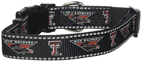 Pet Goods NCAA Texas Tech Red Raiders Dog Collar Large