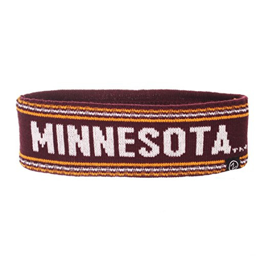 NCAA Zephyr Minnesota Golden Gophers Womens End Zone Headband One Size Team Color
