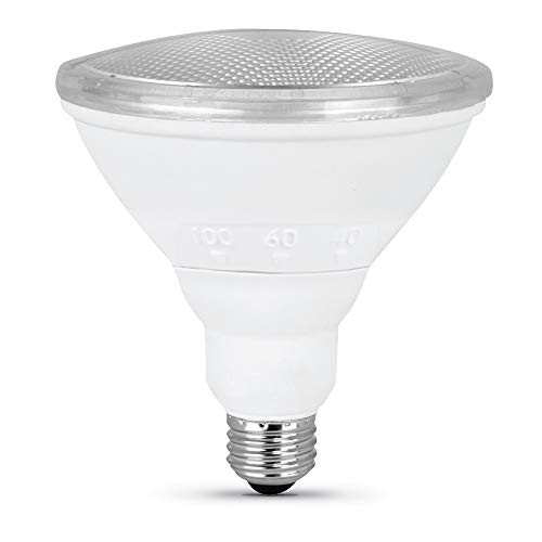 Feit Electric PAR38ADJ930CA 90W Equivalent 12_5 Watt Dimmable IntelliBulb BeamChoice LED PAR38 Reflector Bulb 5H x 4_75 D 3000K Bright White