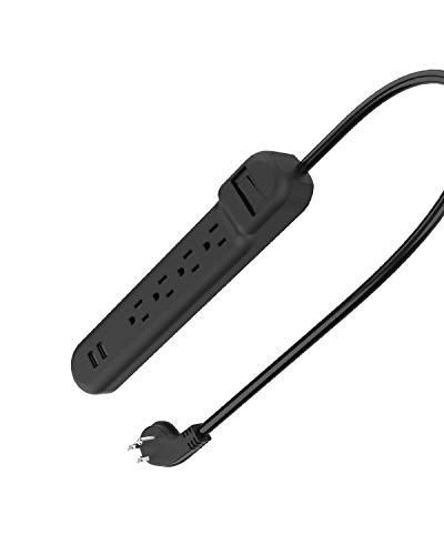 Wishinkle 4-Outlet with 2 USB Ports Power Strip Surge Protector TG23A