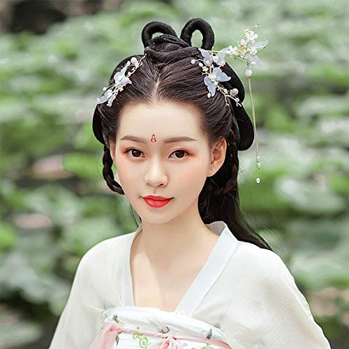 CHDHALTD Chinese Flower Tassel Traditional Classical Style Hair Stick Pin Handmade Butterfly Hair Comb Hairpin Sets Elegant Girls Butterfly Headwear Alloy Women Hair Accessories CHDHALTD Chinese Flower Tassel Traditional Classical Style Hair Stick Pin Handmade Butterfly Hair Comb Hairpin Sets Elegant Girls Butterfly Headwear Alloy Women Hair Accessories