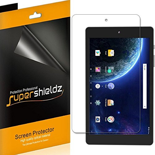 [3-Pack] Supershieldz for DigiLand 8-inch (DL8006) Screen Protector, Anti-Bubble High Definition Clear Shield + Lifetime Replacement