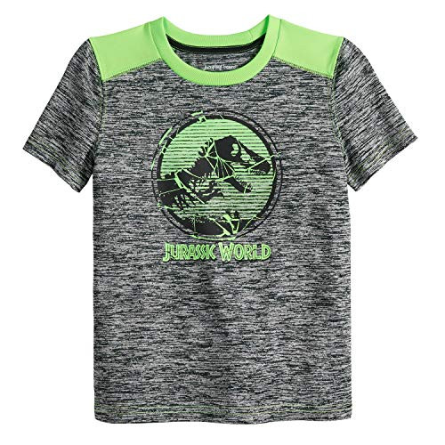 Jumping Beans Boys 4-12 Jurassic Green Logo Active Graphic Tee 4