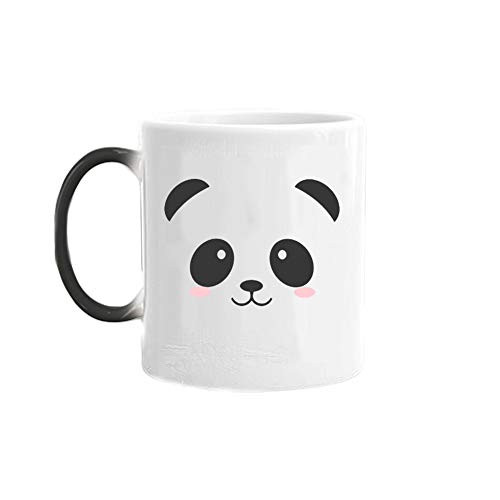 ZaH Coffee Mugs Ceramic Mug 11oz Pattern Changing Mug Heat Cups - Winter Holiday Cup Panda