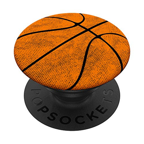 Basketball Player Vintage B-Ball Gift For Coach Gift Team Zx PopSockets Grip and Stand for Phones and Tablets