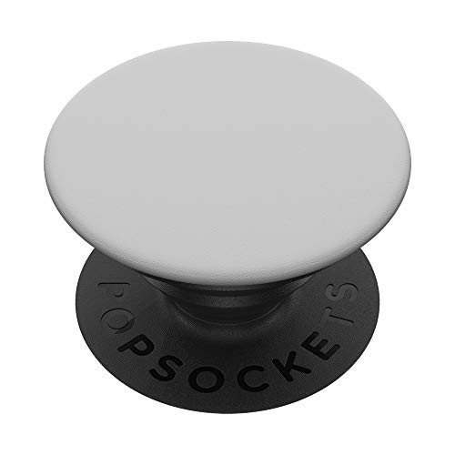 Light Gray - Grey - Neutral - Solid Color Series PopSockets PopGrip Swappable Grip for Phones   Tablets