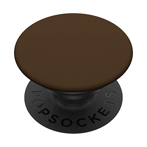 Brown - Plain and Neutral - Solid Color Series PopSockets Grip and Stand for Phones and Tablets