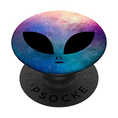 Alien Head Galaxy Science Fiction Outer Space Zx PopSockets Grip and Stand for Phones and Tablets