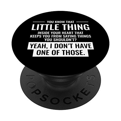 Conscience Voice in Head Dumb Joke Idiot Pun PopSockets Grip and Stand for Phones and Tablets