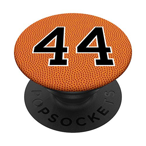 Basketball Number 44 Jersey Uniform Gift For Men Women PopSockets Grip and Stand for Phones and Tablets Basketball Number 44 Jersey Uniform Gift For Men Women PopSockets Grip and Stand for Phones and Tablets
