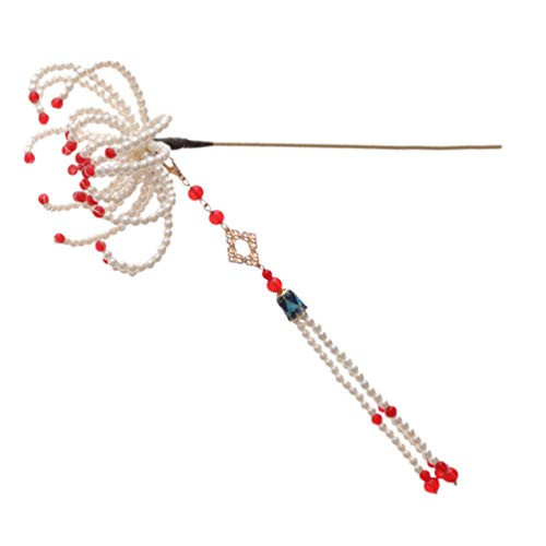 Beaupretty Retro Tassel Hair Stick Chinese Hair Chopsticks Hairpin Pearls Vintage Tassel Hair Pin Hair Styling Accessories for Women Beaupretty Retro Tassel Hair Stick Chinese Hair Chopsticks Hairpin Pearls Vintage Tassel Hair Pin Hair Styling Accessories for Women