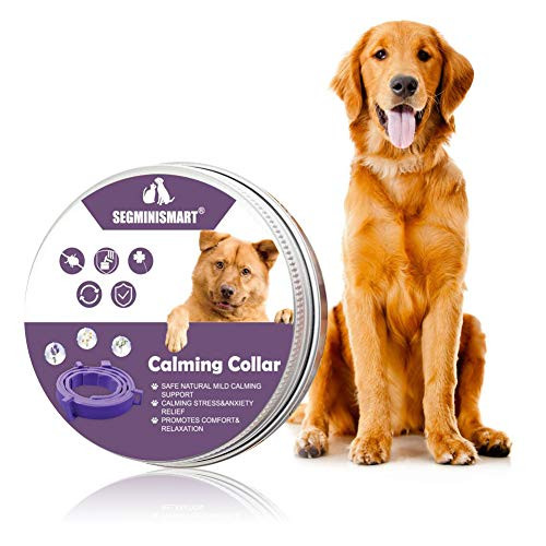 SEGMINISMART Calming Collar for Cats Cat Calming Collar Cat Pheromone Calming Collar Adjustable and Waterproof Calming Collar Fits Small Medium and Large Cat Lasting Effect 15 inches for Cat