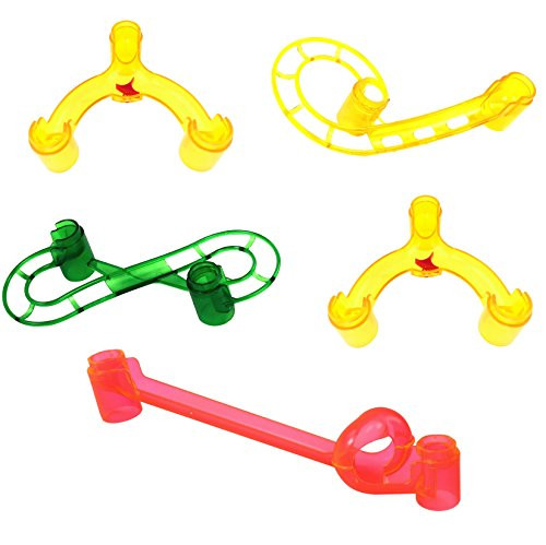 Marble Genius Physics Fun! - Marble Run Accessory Add-On Set (5 pcs.)
