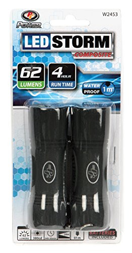 Performance Tool W2453 2-Pack LED Storm Composite Flashlight Set (Sold as 1 Flashlight pack)