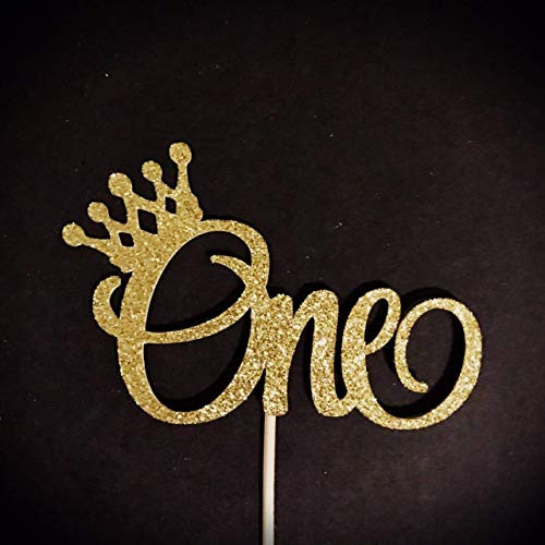 Atelier Elegance Prince One Cake Topper Princess One Cake Topper One Cake Topper 1st Birthday Cake Topper Crown