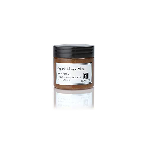 N Nabila K Organic Honey Shea Butter Body Scrub Exfoliates   Moisturizes Organic Honey Shea 3oz