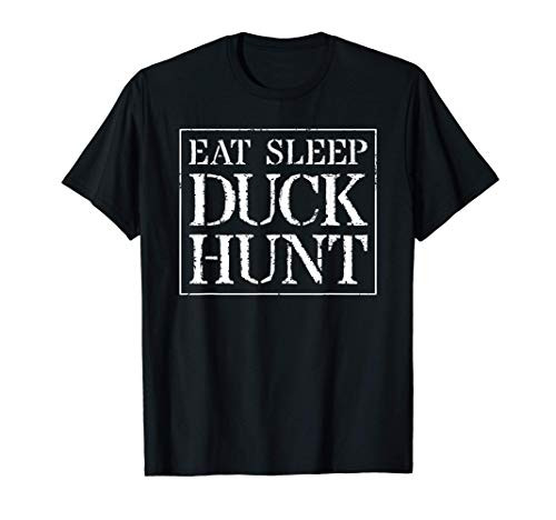Duck Hunting T Shirt Gift For Hunters Eat Sleep Duck Hunt T-Shirt