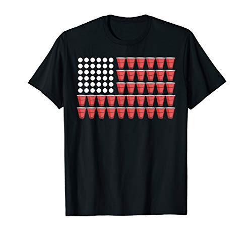 Beer Pong American Flag Shirt 4th Of July Fourth Party T-Shirt Beer Pong American Flag Shirt 4th Of July Fourth Party T-Shirt