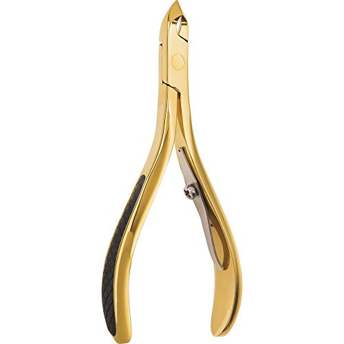 Revlon Gold Series Cuticle Nipper Heavy Duty Cuticle   Hangnail Trimmer Titanium Coated for Maximum Durability