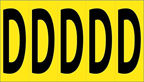 National Marker Corp_ LPS7D Letter Card 4 Inch D 5 LettersCard PS Cloth