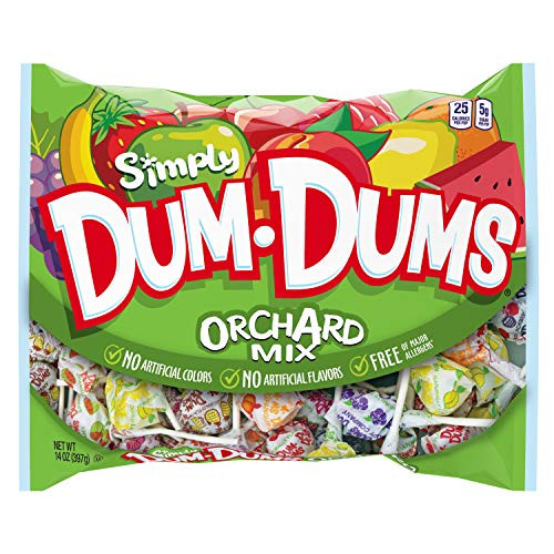 Simply Dum-Dums Orchard Mix Lollipops Bag 14 Oz 1 bag Simply Dum-Dums Orchard Mix Lollipops Bag 14 Oz 1 bag