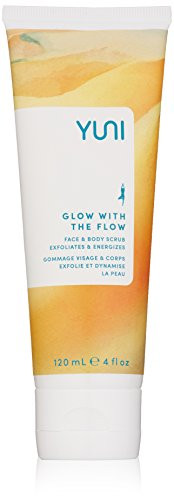 YUNI Beauty Glow with The Flow Face and Body Scrub 4 Fl Oz
