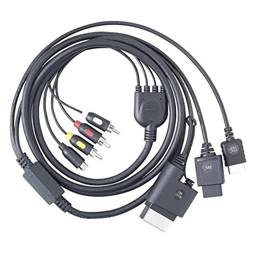 Gigaware Universal RCA CompositeS-Video Gaming Video Cable for PS3 PS2 Xbox 360 and Nintendo Wii