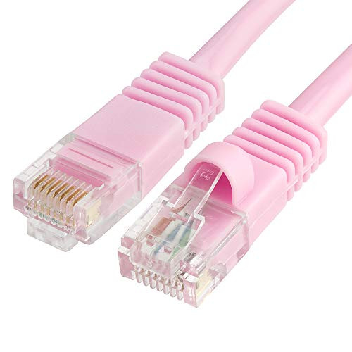 Cmple - RJ45 CAT5 CAT5E ETHERNET LAN NETWORK CABLE -50 FT Pink