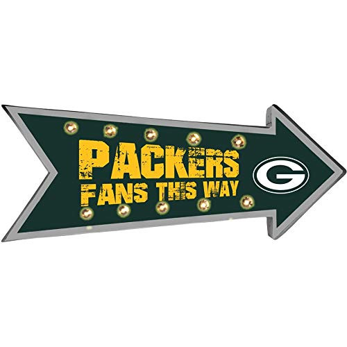 FOCO NFL Green Bay Packers Running Light Marquee Signrunning Light Marquee Sign