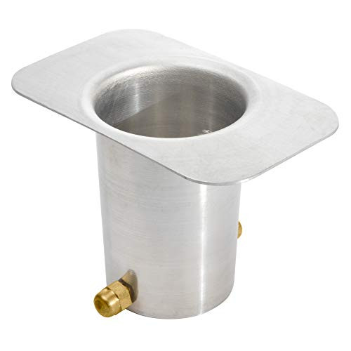 Monarch Rain Chains 20041 Aluminum Mill Finish Gutter Adapter for Rain Chain Installation Standard