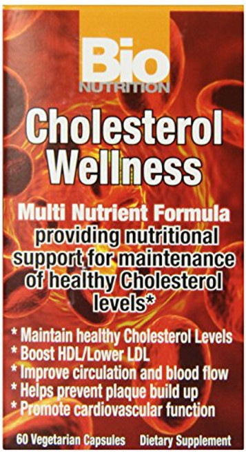 Bio Nutrition Cholesterol Wellness Vegi-Caps 60 Count Bio Nutrition Cholesterol Wellness Vegi-Caps 60 Count