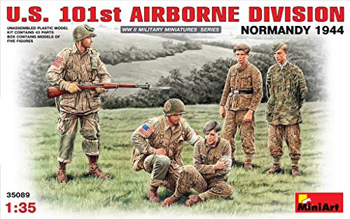 MiniArt 35089 135 Scale U_S_ 101st Airborne Division Normandy 1944 - Plastic Figure Model Building Kit
