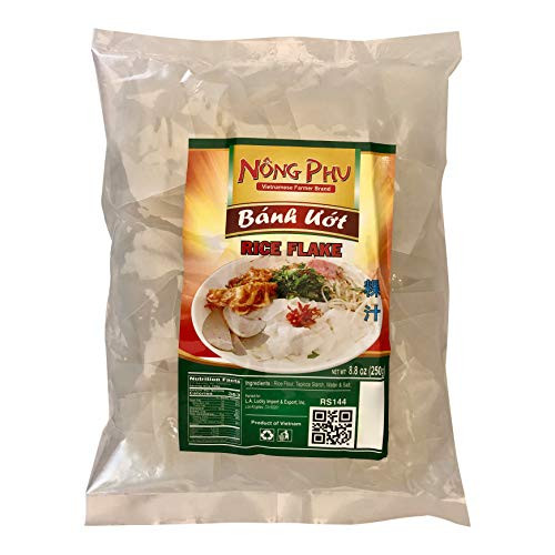 Nong Phu Rice Flakes Dry Pasta Rice Noodles 8_8 Ounce Package Pack of 2