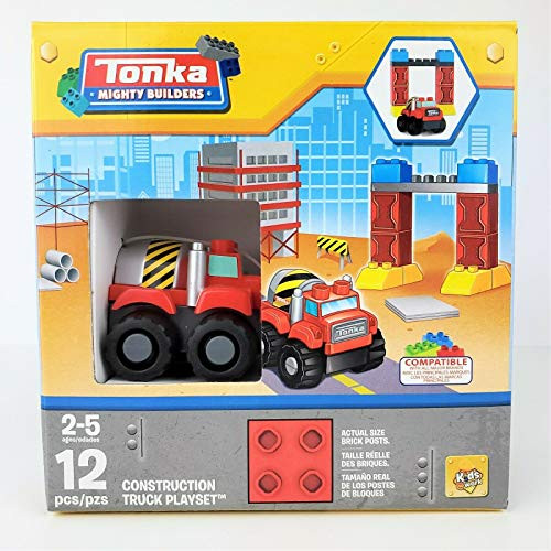 Kidsworks Tonka Mighty Builders Construction Truck Playset Kidsworks Tonka Mighty Builders Construction Truck Playset