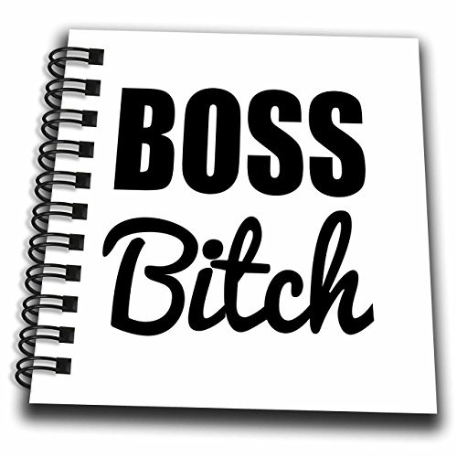3D Rose BOSS Bitch Mini Notepad