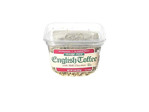 Trader Joes English Toffee with Milk Chocolate 8 Ounce