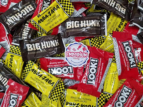 Annabelle Mini Bar Assortment Look Abba Zabba Big Hunk - 1 lb of Fresh Delicious Assorted Mini Bars h Refrigerator Magnet