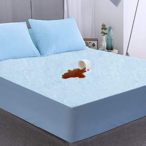 Twin Mattress Protector Breathable Noiseless Twin Mattress Cover Hypoallergenic Vinyl-Free Mattress Protector Fitted 14- 18 Elastic Deep Pocket for Kids Pets Adults - 38 x 75 Twin Mattress Protector Breathable Noiseless Twin Mattress Cover Hypoallergenic Vinyl-Free Mattress Protector Fitted 14- 18 Elastic Deep Pocket for Kids Pets Adults - 38 x 75