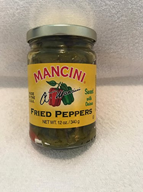 Mancini - Fried Peppers with Onions 2- 12 oz_ Jars