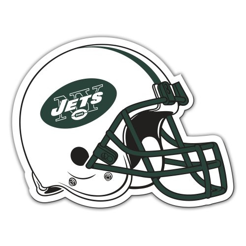Fremont Die NFL New York Jets Vinyl Helmet Magnet 12 Team Colors